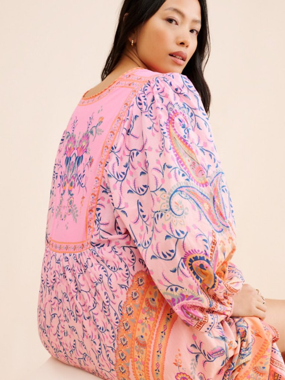 Farm Rio Mystical Winter Print Maxi Dress - Picture 3 of 9